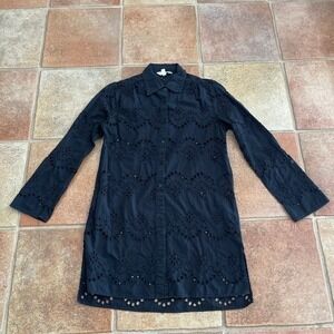 Adiva I let convertible sleeve, button-down tunic, shirt, size small